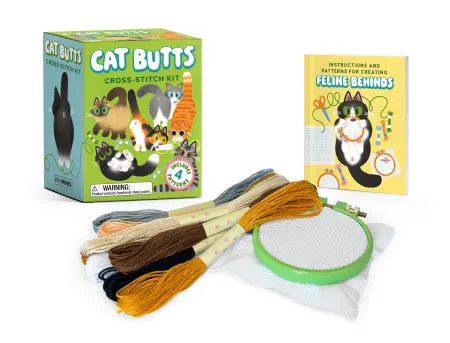 Cat Butts Cross Stitch Kit
