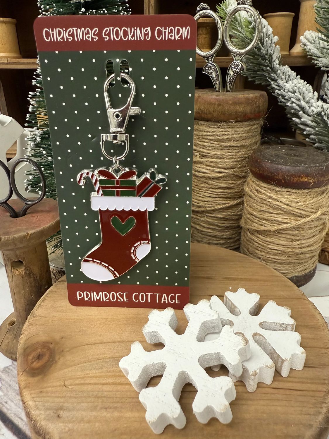 Christmas Stocking Bag Charm