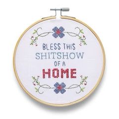 Bless This Shitshow Embroidery Kit