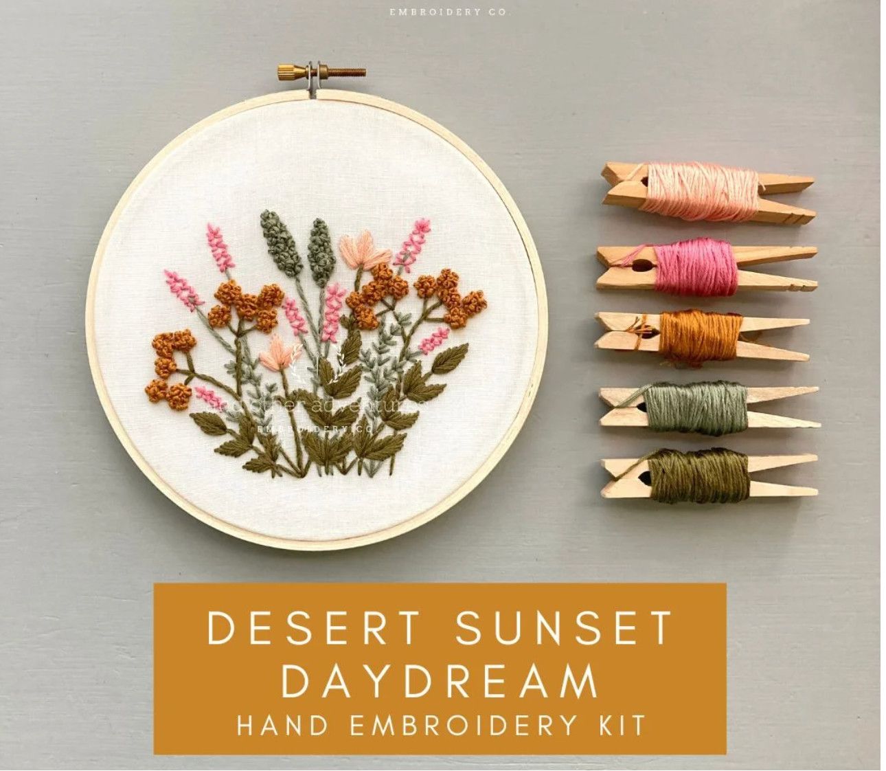 Desert Sunset Daydream Embroidery Kit