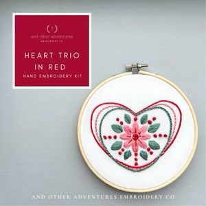 Red Heart Trio Embroidery Kit