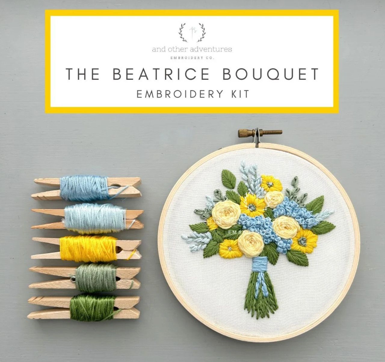 The Beatrice Bouquet Embroidery Kit