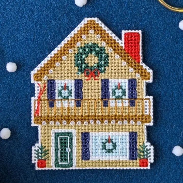 Holiday Homes: Chalet Cross Stitch Kit