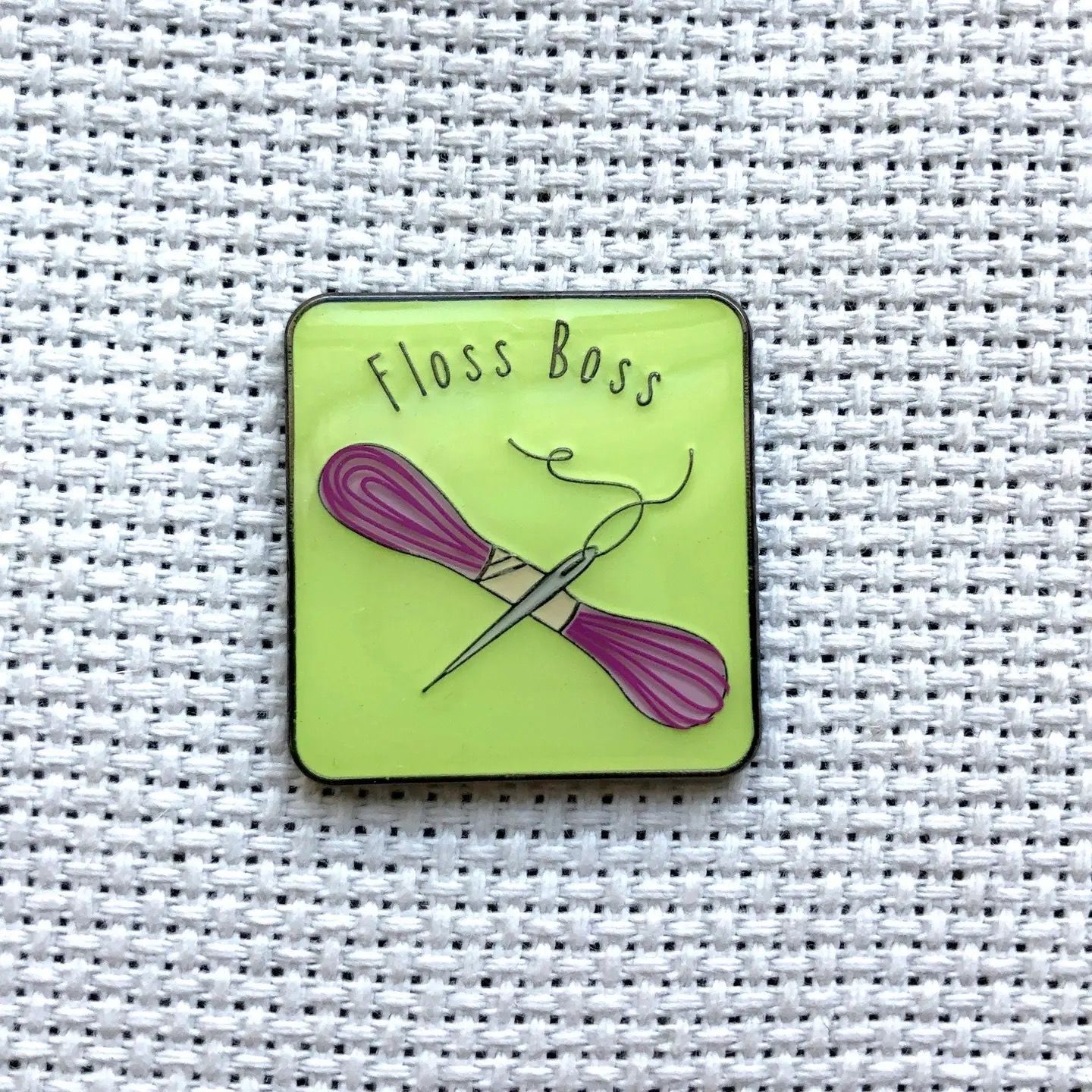 Floss Boss Enamel Needle Minder