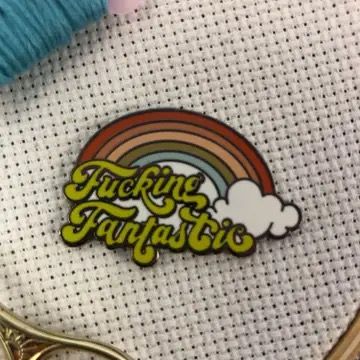F*cking Fantastic Rainbow Needle Minder