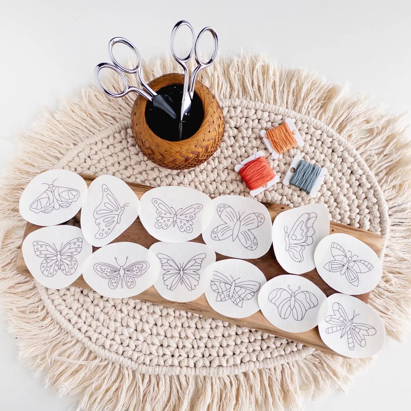 Stick &amp; Stitch: Butterflies (12 Designs)