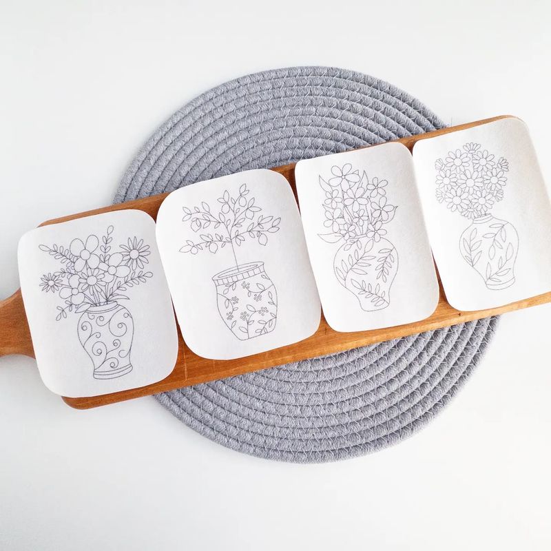 Stick &amp; Stitch: Ginger Jar Bouquets (4 Designs)