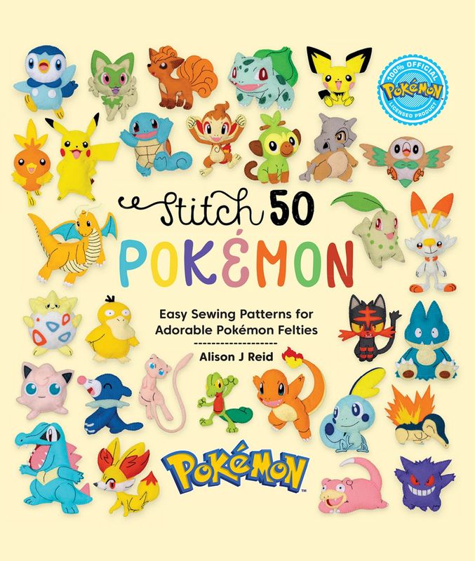 Stitch 50 Pokemon Sewing Patterns