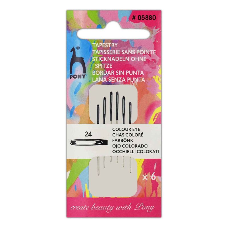 Pony Color Eye Tapestry Needle: Size 24