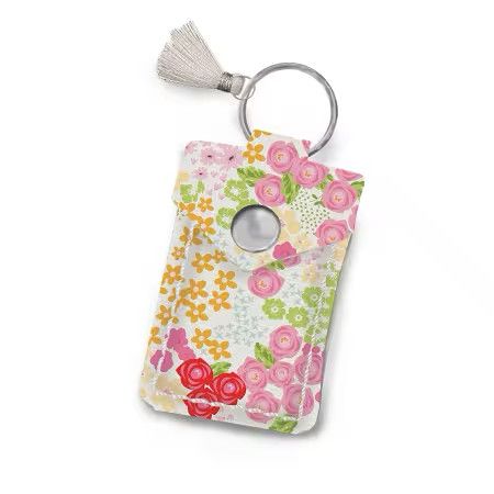 Leather Scissor Pouch: Picnic Florals