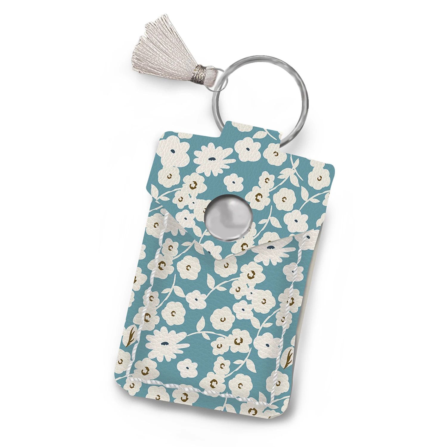 Leather Scissor Pouch: Spring Garden