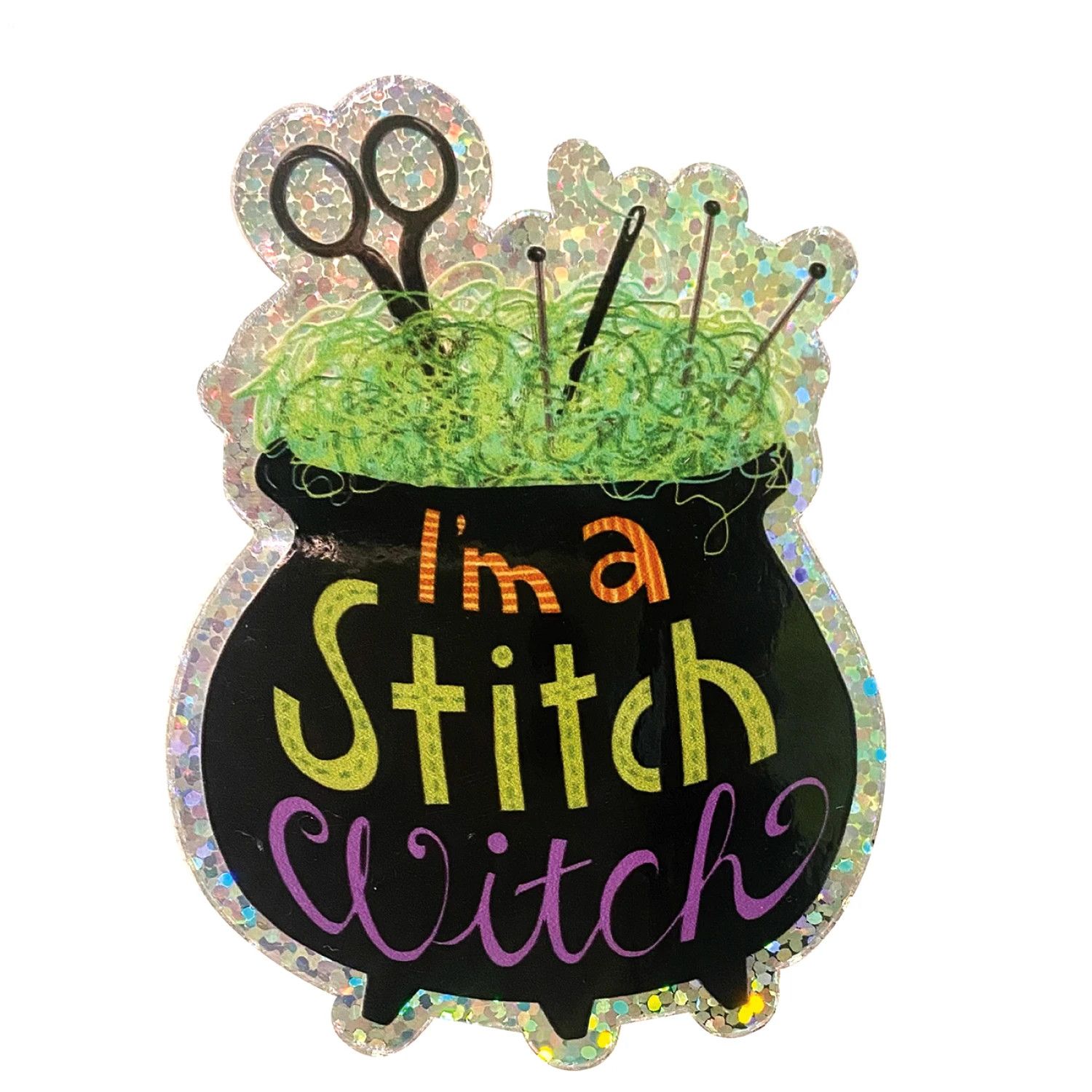 Stitch Witch Sticker