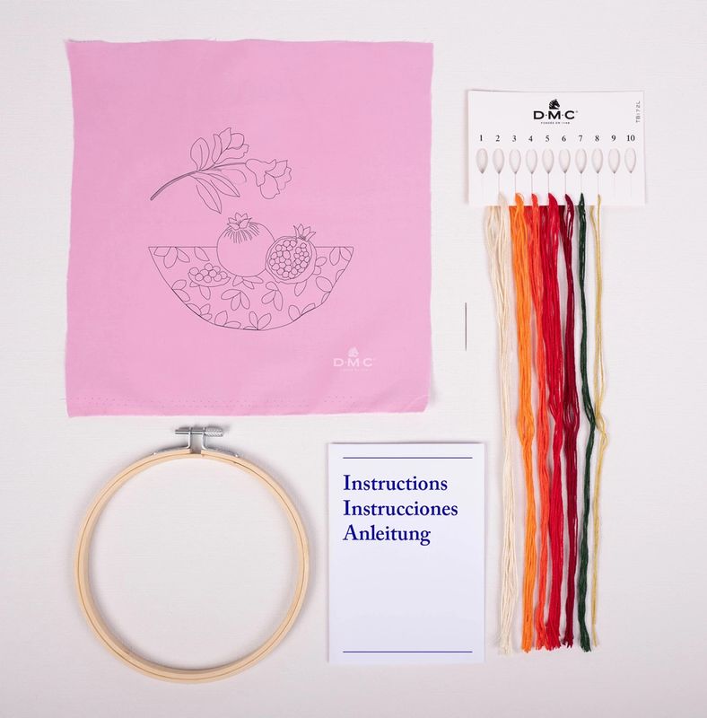 Pomegranates Embroidery Kit