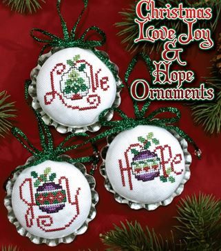 Christmas Love, Joy &amp; Hope Ornaments
