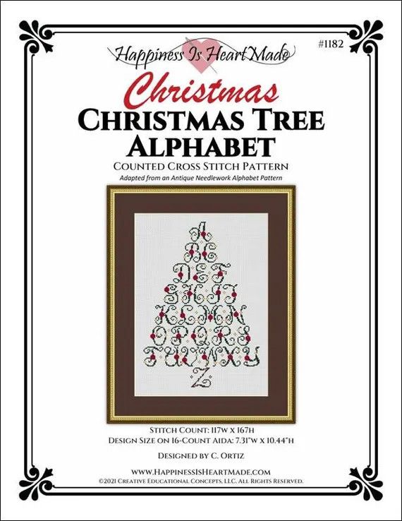 Christmas Tree Alphabet