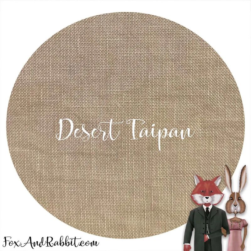 Aida 16 Ct-Desert Taipan: Fat Quarter