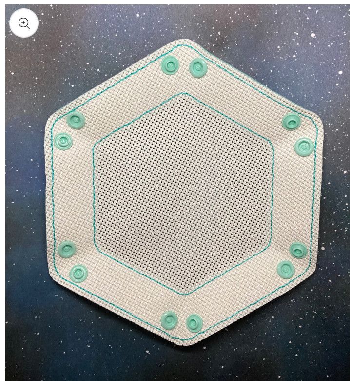 Stitchable Ort/Snap Tray - Teal