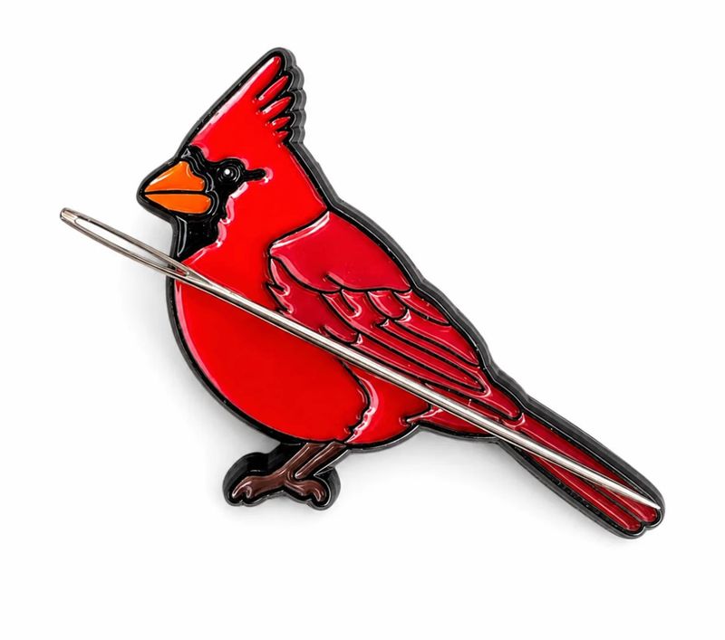 Cardinal Bird Needle Minder