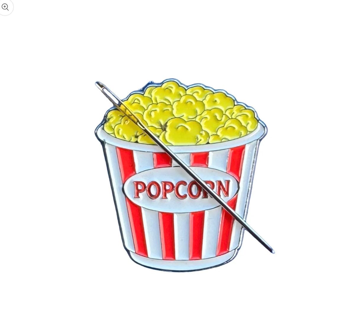 Popcorn Bucket Needle Minder