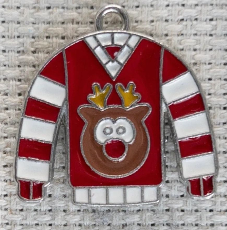 Reindeer Christmas Sweater Needle Minder