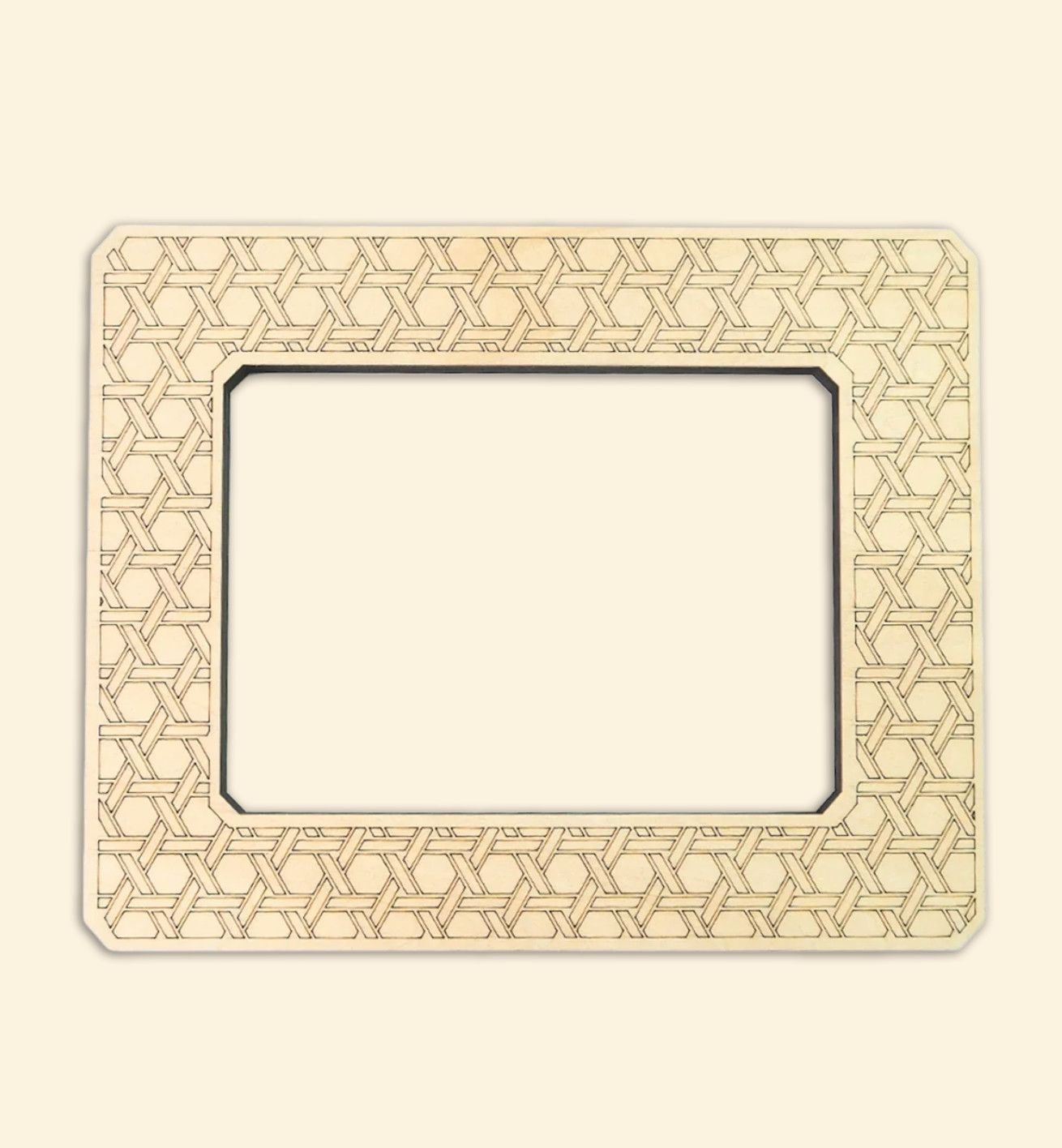 Rattan Rectangle Stretcher Frame: 4"x5.5"
