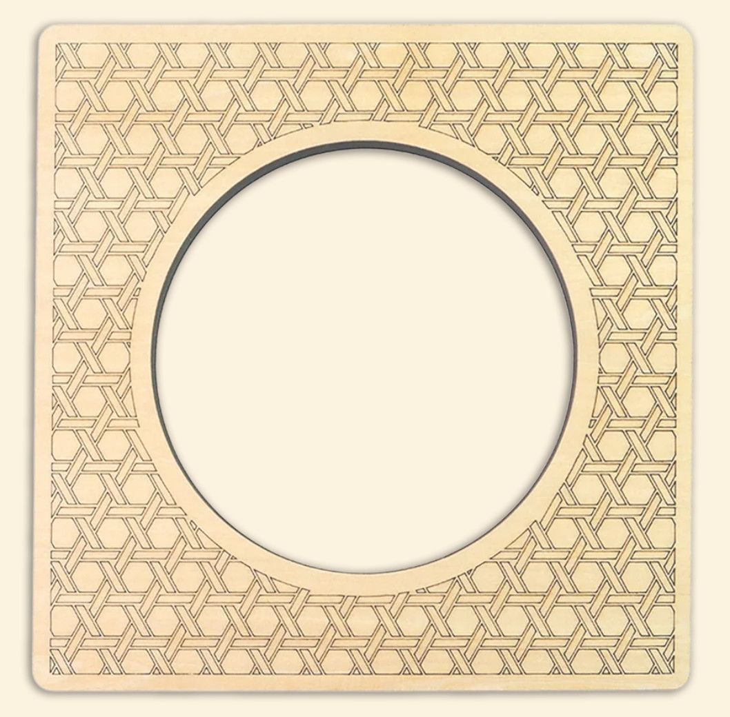 Rattan Circle Stretcher Frame: 5"