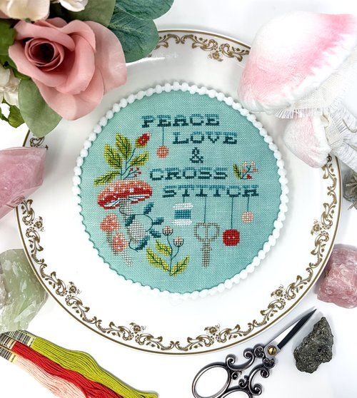 Peace, Love &amp; Cross Stitch