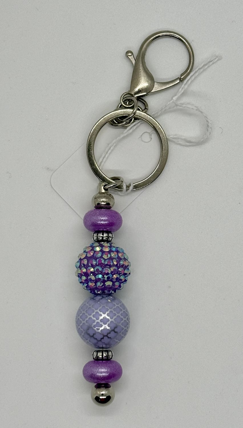 Dazzling Purple Scissor Fob