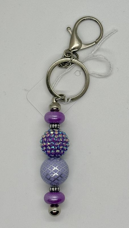 Dazzling Purple Scissor Fob