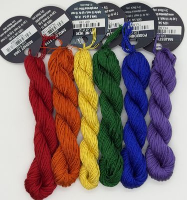 Rainbow Planet Earth Strandable Silk Packet