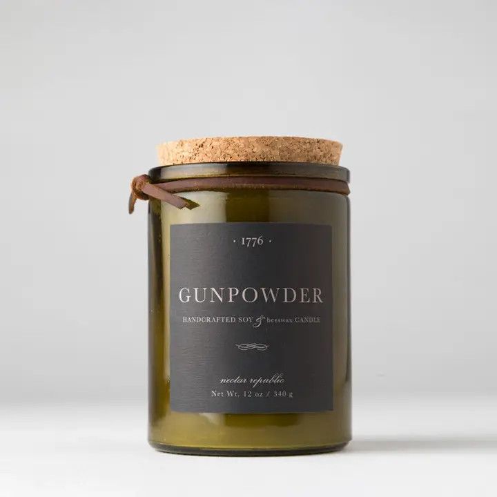 Nectar Republic 1776 Candle - Gunpowder