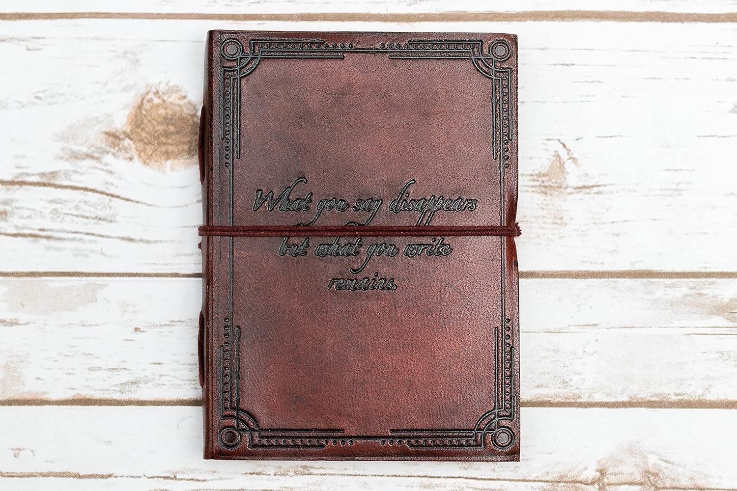 Soothi Leather Journal - What You Write Remains