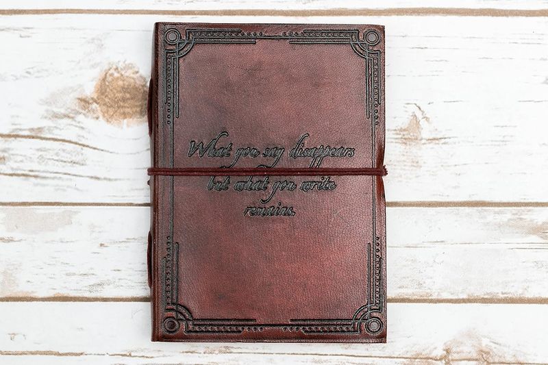 Soothi Leather Journal - What You Write Remains