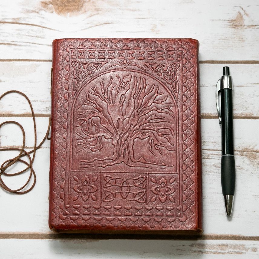 Soothi Leather Journal - Tree of Life