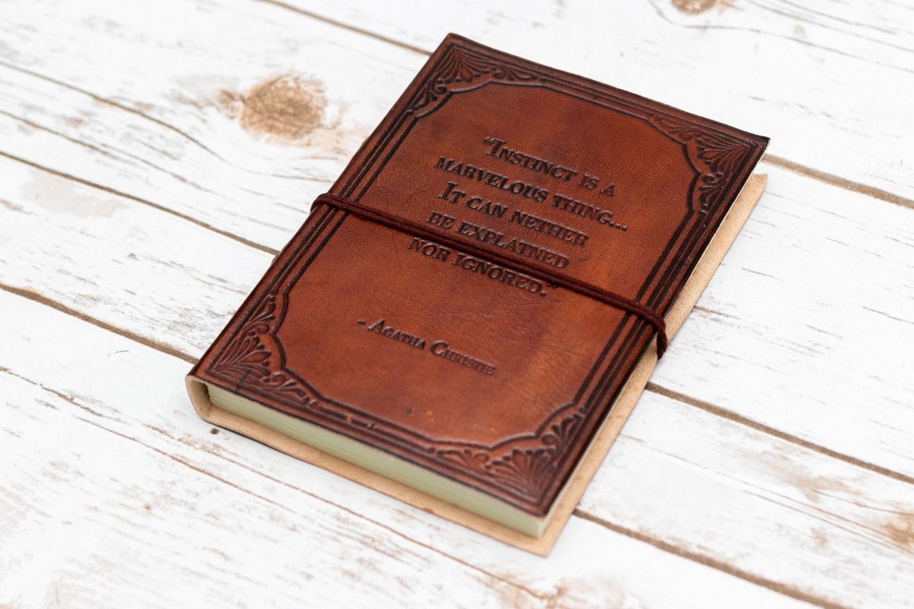 Soothi Leather Journal - Instinct is a Marvelous Thing