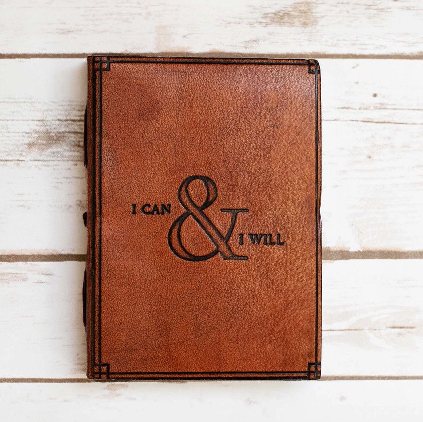 Soothi Leather Journal - I Can and I Will