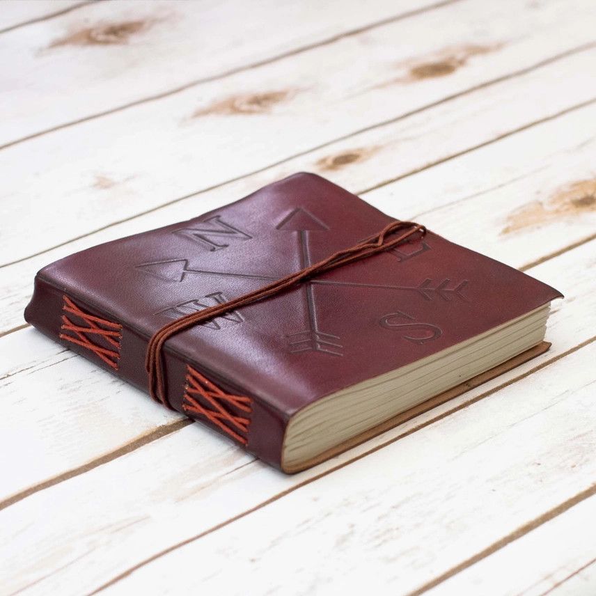 Soothi Leather Journal - Compass