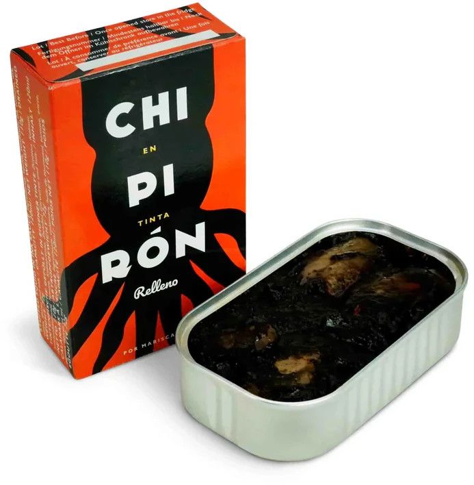 Mariscadora - Stuffed Squid Ink Sauce