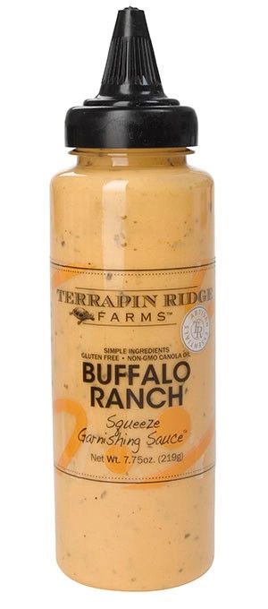 Terrapin Ridge Farms Squeeze Garnishing Sauce - Buffalo Ranch