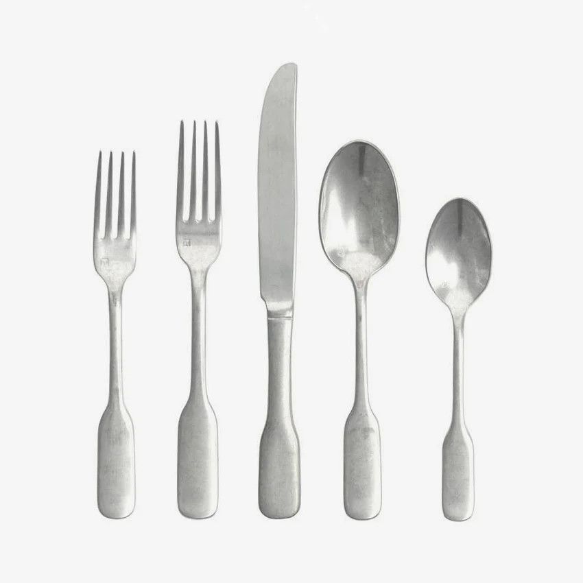 Fortessa - Ashton Antiqued 20pc Flatware Set, Boxed