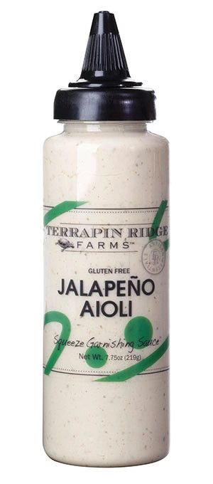 Terrapin Ridge Farms Squeeze Garnishing Sauce - Jalapeno Aioli