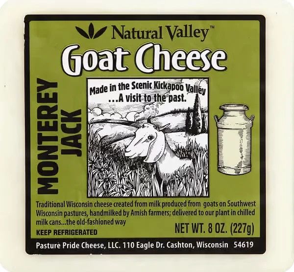 Natural Valley Goat Cheese - Monterey Jack