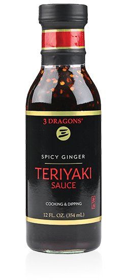 3 Dragons Sauce - Teriyaki, Spicy Ginger