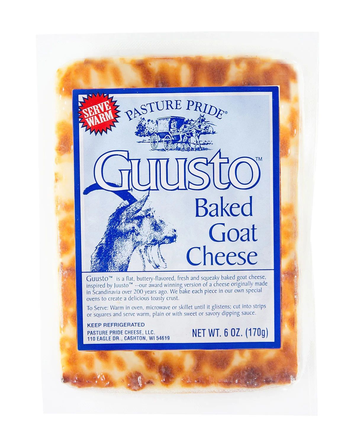 Pasture Pride Guusto Baked Goat Cheese
