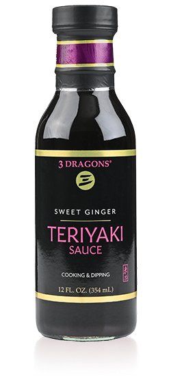 3 Dragons Sauce - Teriyaki, Sweet Ginger