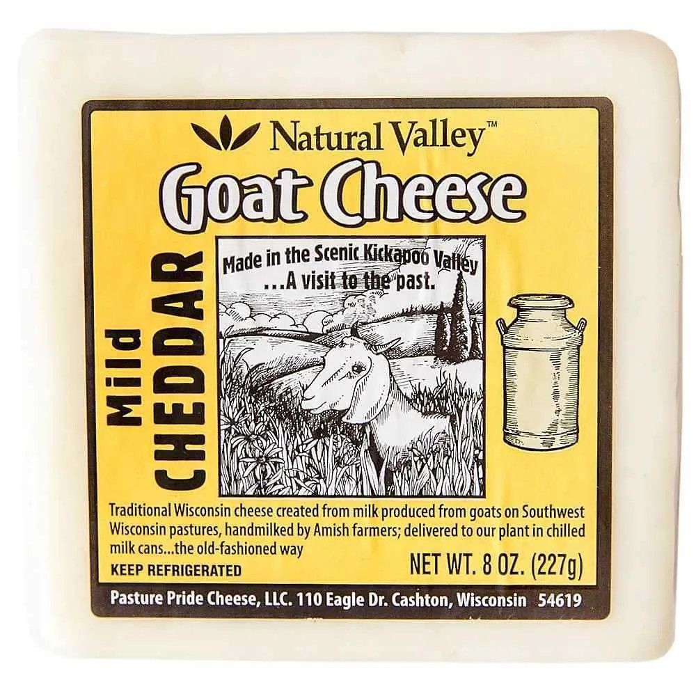 Natural Valley Goat Cheese - Mild Cheddar