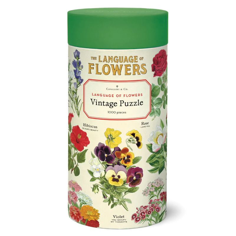 Cavallini Papers Vintage Puzzle - Language of Flowers