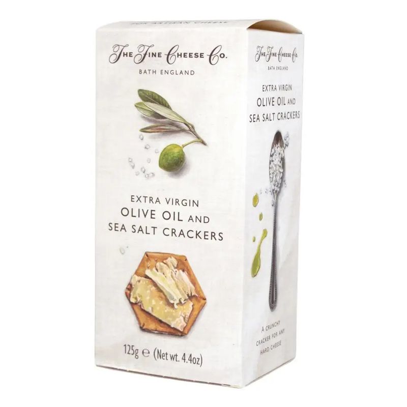 The Fine Cheese Co. Flavored  Crackers - EVOO &amp; Sea Salt