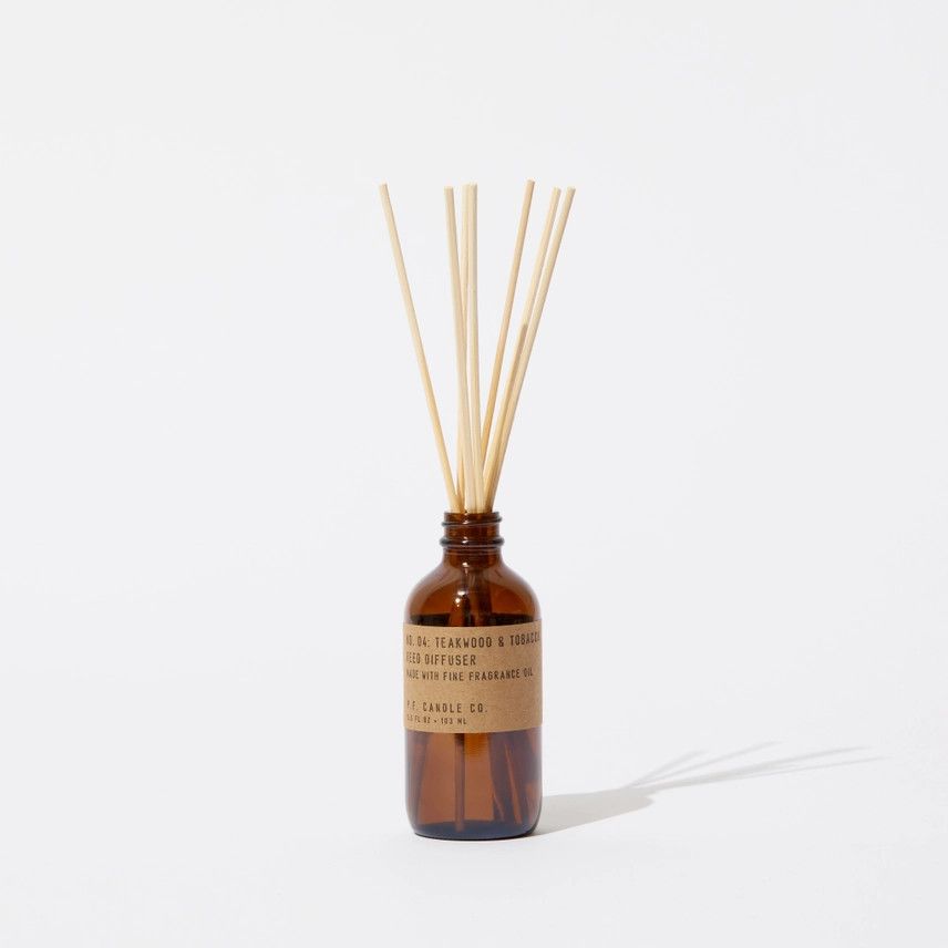 P. F. Candle Co Reed Diffuser - Teakwood &amp; Tobacco
