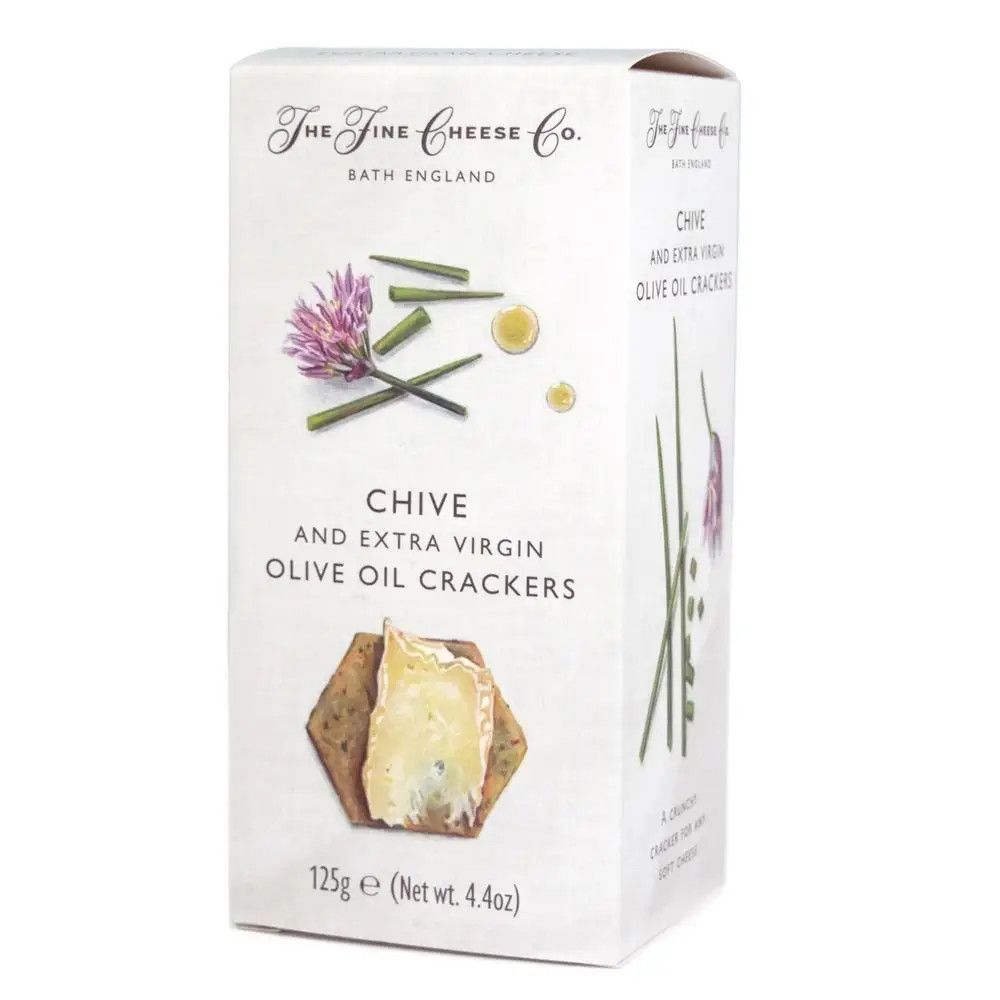 The Fine Cheese Co. Flavored Crackers - Chive and EVOO
